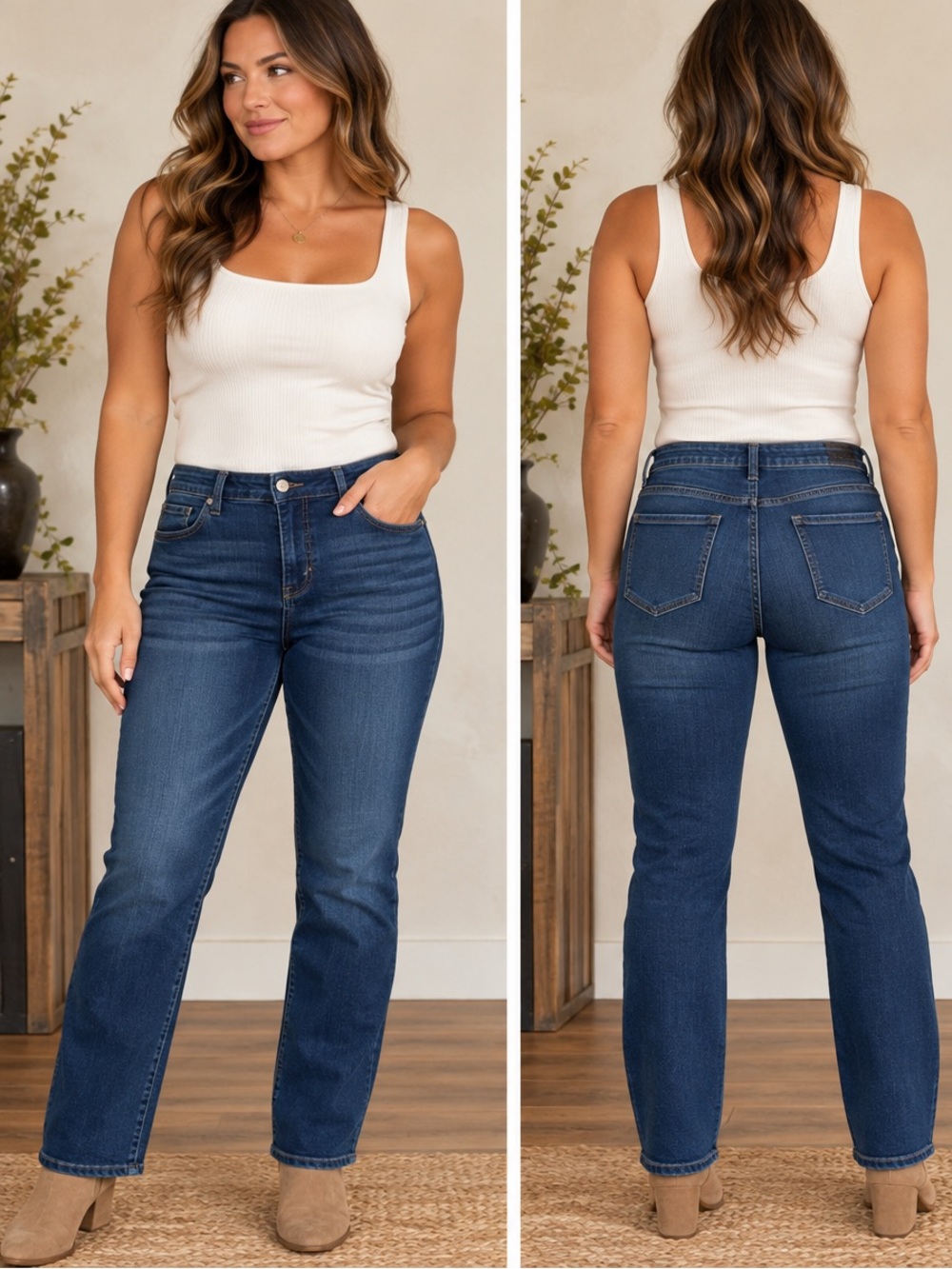 Liverpool Los Angeles Liv Non-Skinny Skinny Jeans Size 10/30 Dark Wash Denim